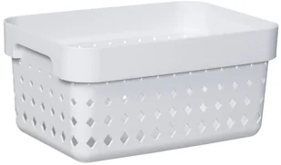 Plast Team SOUL ORGANIZER KOSZYK 26 X 18 X 12,6 CM BIAŁY DELHAN 6023-01 - Pojemniki łazienkowe - miniaturka - grafika 3