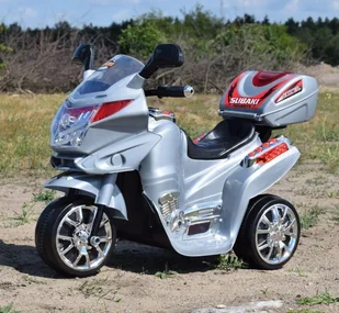 Super-Toys s Nowy motor,motorek B/ ST-C051 GB-C051-SREBRNY - Pojazdy elektryczne dla dzieci - miniaturka - grafika 19