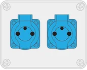 Rozdzielnie elektryczne - Pawbol Rozdzielnica R-BOX 150 2x250V B.1601 B.1601 - miniaturka - grafika 1
