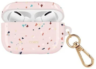 Apple UNIQ UNIQ etui Coehl Terrazzo AirPods Pro różowy/blush pink UNIQ320PNK - Akcesoria do słuchawek - miniaturka - grafika 2