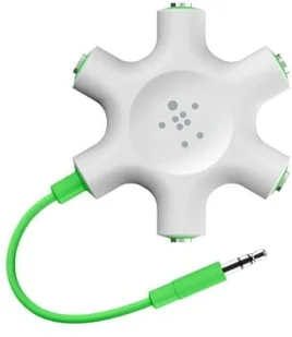 Belkin Rockstar rozgałęziacz mini jack (5 gniazd) F8Z274bt - Rozgałęźniki - miniaturka - grafika 2