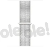 Akcesoria do pulsometrów i zegarków sportowych - Apple Opaska sportowa Nike w kolorze śnieżnobiałym do koperty 44 mm - miniaturka - grafika 1