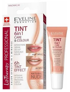Eveline TINT CARE & COLOUR Serum do ust 6w1 nude - Balsamy do ust - miniaturka - grafika 5