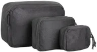 Odzież taktyczna i umundurowanie - Mil-Tec Zestaw trzech zasobników Mesh Pouch Set - Black (16003802) 16003802 - miniaturka - grafika 1