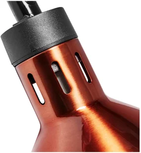 Royal Catering Lampa grzewcza do potraw kolor mosiądzu 17.5 x 17.5 x 25 cm stal regulowana wysokość RC-SHSFL05 - Inne urządzenia gastronomiczne - miniaturka - grafika 2