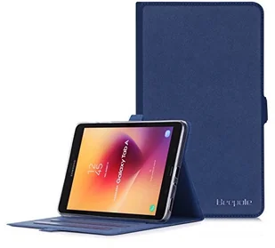 Samsung Galaxy Tab A 8.0 2017 telefon komórkowy Ultra cienkie sztuczna skóra z obsługą multiecke do Galaxy Tab A 8.0 SM-T385 (4G/LTE) T380 (Wi-Fi). czarny SM-T380 - Etui do tabletów - miniaturka - grafika 2