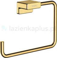 Wieszaki łazienkowe - Hansgrohe AddStoris wieszak na ręcznik złoty 41754990 - miniaturka - grafika 1
