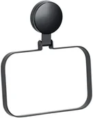 Wieszaki łazienkowe - Wenko Uchwyt na ręczniki PAVIA Static-Loc czarny 24898100 - miniaturka - grafika 1