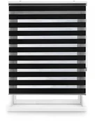 Rolety - Blindecor blindecor ND200 sklep z tkaniny podwójne, w dzień i w nocy, czarny, 100 x 250 cm 15043040025 - miniaturka - grafika 1