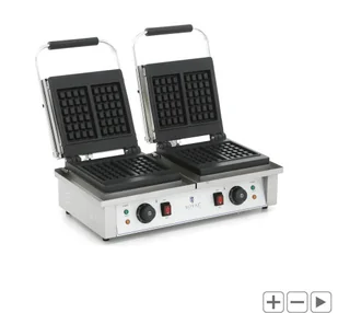 Royal Catering Podwójna gofrownica - belgijskie gofry - 2 x 2000 W - 10012358 RC-WM201 - Inne urządzenia gastronomiczne Royal Catering Podwójna gofrownica - belgijskie gofry - 2 x 2000 W - 10012358 RC-WM201 - Inne urządzenia gastronomiczne - miniaturka - grafika 7