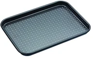 Formy do ciast - Kitchen Craft Kitchencraft kcmccb54 "Crusty Bake" blacha do pieczenia z powłoką nieprzywierającą, nierdzewna, szary, 18 x 24 x 1.5 cm KCMCCB54 - miniaturka - grafika 1
