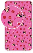 Prześcieradła dla dzieci - JF Prześcieradło Bawełniane Minnie Hearts 02 90x200 cm MINNIE HEARTS 02 - miniaturka - grafika 1