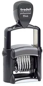 Pieczątki - Trodat PROFESSIONAL 5546 cyfry stempel, 6 miejsc łącznie z znaków specjalnych wysokość czcionki, 4 MM, w kolorze czarnym 5546 - miniaturka - grafika 1