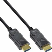 Kable - InLine Kabel HDMI AOC, Ultra High Speed HDMI, 8 K4K, czarny, 50 m 17950I - miniaturka - grafika 1