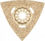 Klucze i nasadki - Wolfcraft Trójkatna płyta tarnik HM powłoka z węglików spiekanych) SL wymiar boku 80mm Idealny do pracy w trudno dostępnych miejscach np przy WF4246000 - miniaturka - grafika 1