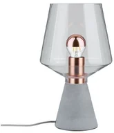 Lampy stojące - Paulmann Lampa stołowa YORIK 1xE27 szary/miedziany 79665 79665 - miniaturka - grafika 1