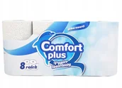 Papier toaletowy - Papier Toaletowy Comfort Plus Biały 2 W 8 Sztuk - miniaturka - grafika 1
