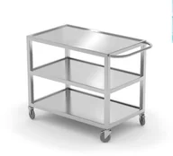 Wózki na żywność - Hendi 1 Wózek 3-półkowy spawany 800x500x850 mm - miniaturka - grafika 1