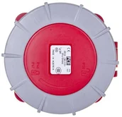 Gniazdka elektryczne - PCE Polska sp. z o.o. Gniazdo tablicowe 63A 4P 400V /100x100/ czerwone IP67 POWER TWIST 334-6 - miniaturka - grafika 1