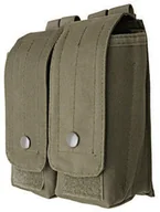 Odzież taktyczna i umundurowanie - Podwójna ładownica na magazynki typu AK/M4 - oliwkowa (GFT-19-003576) G GFT-19-003576 - miniaturka - grafika 1