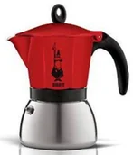 Zaparzacze i kawiarki - Bialetti Kawiarka Moka Induction 3 TZ Czerwony - miniaturka - grafika 1