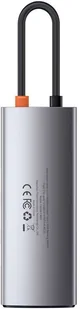 Baseus Hub 6w1 Metal Gleam Series USB-C do 3x USB 3.0 + HDMI + USB-C PD + Ethernet RJ45 13554 - Huby USB - miniaturka - grafika 11