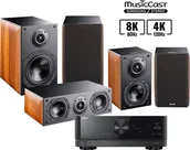 Kino domowe - Yamaha RX-V4A czarny) + Nota 260 orzech) + Nota 740 orzech) + Nota 240 orzech) - miniaturka - grafika 1