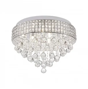 Zumaline Plafon sypialniany Capri 19027-L nasufitowa lampa chrom crystal - Lampy sufitowe - miniaturka - grafika 3