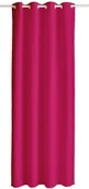 Zasłony - Today Zasłona zaciemniająca na przelotkach 140x250 cm malinowa TODAY - miniaturka - grafika 1