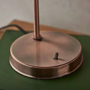 Endon Industrialna LAMPA stołowa HANSEN 77861  szklana LAMPKA stojąca biurkowa kopuła skandynawska miedź przezroczysta Endon - Lampy sufitowe - miniaturka - grafika 3