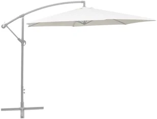 vidaXL Zamienne pokrycie parasola ogrodowego, piaskowa biel, 300 cm 313804 - Parasole ogrodowe - miniaturka - grafika 2