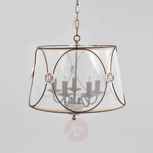 Lampa wisząca Letizia z prześwitującą organzą - Lampy sufitowe - miniaturka - grafika 4