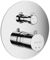 Baterie podtynkowe - Excellent AREX.1248CR Pi Bateria prysznicowo-wannowa podtynkowa termostatyczna 3-funkcyjna - miniaturka - grafika 1