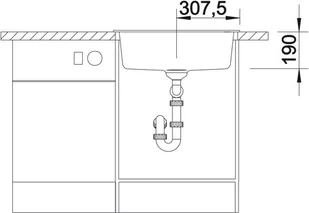 Blanco DALAGO 6 BIAŁY 514199 - Zlewozmywaki - miniaturka - grafika 5