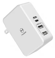 Akcesoria do tabletów i e-booków - Mcdodo ładowarka z 2x USB i 1x USB C 2.4A US Plug) biała CH 5210 Darmowa 06.11.2019! - miniaturka - grafika 1