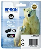 Tusze oryginalne - Epson Tusz Epson T2631 Photo Black do drukarek Epson Zamiennik Epson T2631 [8.7ml] (C13T26314012) - miniaturka - grafika 1