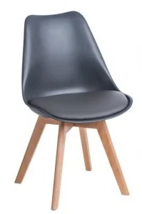 Fotel biurowy, krzesło biurowe D2.DESIGN Krzesło Norden Cross PP ciemn.szar. 1609 113122 - Fotele i krzesła biurowe - miniaturka - grafika 2