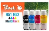 Tusze zamienniki - Peach Tusz HP GT51 GT52 MultiPack 1x90 3x70 ml CMYK 321284) - miniaturka - grafika 1