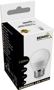 Bemko Żarówka LED SAMSUNG E27 7,5W G45 neutralna - Żarówki LED - miniaturka - grafika 3
