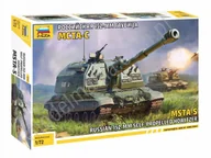 Modele do sklejania - Zvezda Rosyjska 152-mm samobieżna haubica MSTA-S 5045 - miniaturka - grafika 1