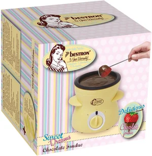 Bestron Kompaktowe naczynie do czekoladowego fondue, 25 W, DCM043 DCM043 - Zestawy do fondue - miniaturka - grafika 4