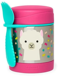 Skip Hop Termos Zoo, z łyżko-widelcem : Wzór/model - Lama, Pojemność - 325 ml NN-ASH-BFPO-002 - Lunch boxy - miniaturka - grafika 2