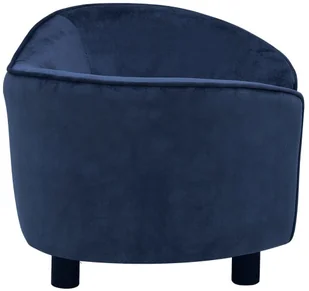 Sofa dla psa, niebieska, 69x49x40 cm, pluszowa - Legowiska dla psów - miniaturka - grafika 4