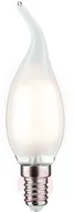 Żarówki LED - Paulmann Żarówka świeca LED E14 4,8W 2 700 K podmuch satyna - miniaturka - grafika 1