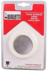 Bialetti Uszczelki 0800004 + Sitko 6 TZ Aluminium 3 sztuki) - Akcesoria i części AGD - miniaturka - grafika 2