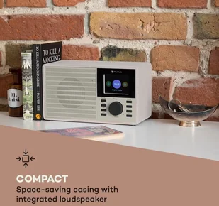 Auna DR-160 BT Biały - Radia - miniaturka - grafika 2