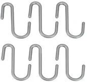 Wieszaki i stojaki - Metaltex 350708141 S-hak City 6er Set 350708 - miniaturka - grafika 1