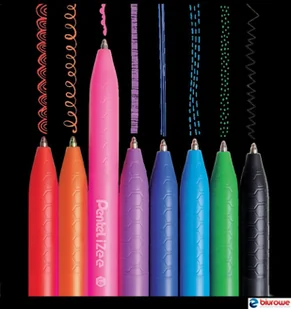 Pentel Długopis 0,7mm iZee czarny BX467-A BX467-A - Długopisy - miniaturka - grafika 3