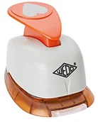 Dziurkacze - Wedo 168101 dziurkacz ozdobny (z praktycznym pojemnikiem na ścinki, wycięciem) kolor zary/pomarańczowy 1,6 x 1,3 cm 168 101 - miniaturka - grafika 1