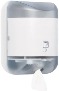 Merida Pojemnik na ręczniki papierowe w roli lub papier toaletowy Mini plastik transparentny - Dozowniki papieru i mydła dla firm - miniaturka - grafika 2